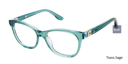 Trans Sage Sperry SEAFISH Girls Tween Eyeglasses - Teenager.