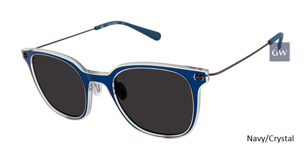 Navy/Crystal Sperry SEATONS Polarized Sunglasses.