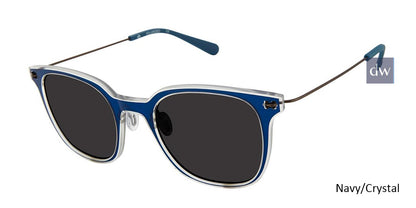 Navy/Crystal Sperry SEATONS Polarized Sunglasses.