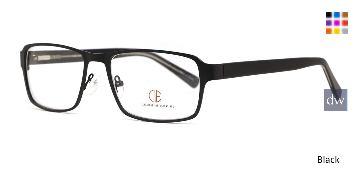 Black CIE SEC137 Eyeglasses.