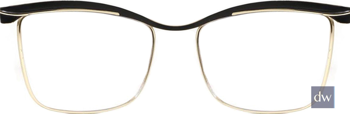 Black/Gold CIE SEC142 Eyeglasses.