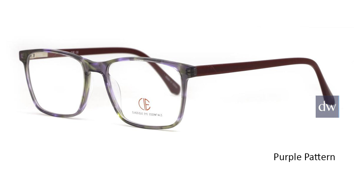 Purple Pattern CIE SEC146 Eyeglasses.