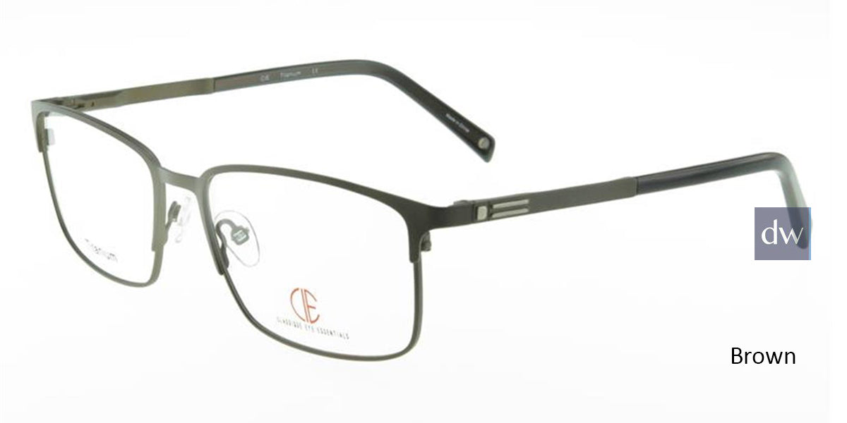 Brown CIE SEC325T Eyeglasses