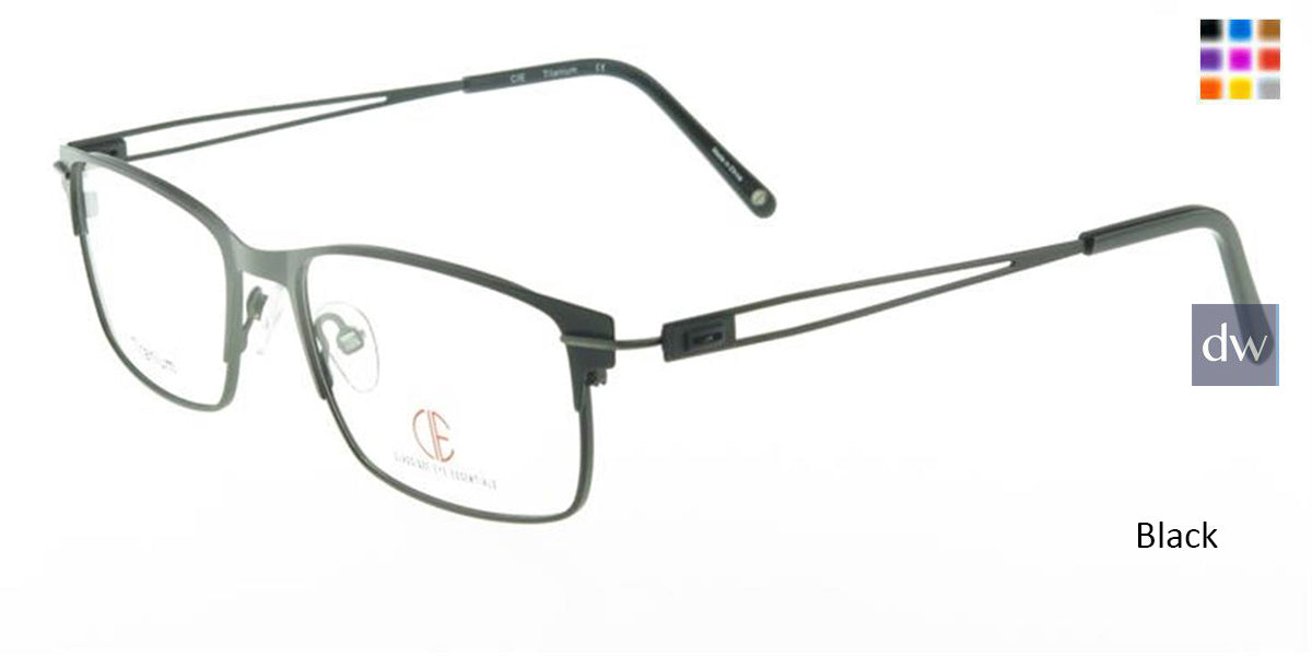 Black CIE SEC326T Eyeglasses.