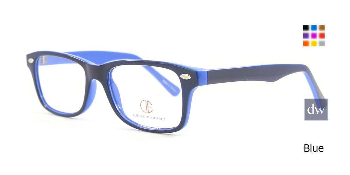 Blue CIE SEC500 Eyeglasses - Teenager