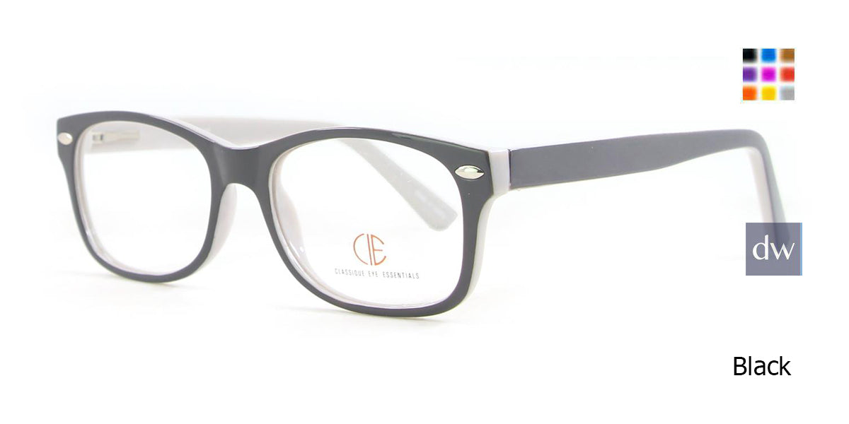 Black CIE SEC503 Eyeglasses.