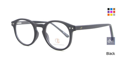 Black CIE SEC504 Eyeglasses.