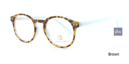 Brown CIE SEC504 Eyeglasses.