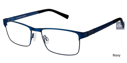 Navy Superflex SF-502 Eyeglasses.