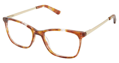 BROWN-GOLD SUPERFLEX SF-599 Eyeglasses