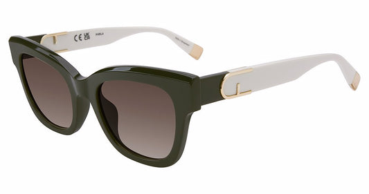 SHINY DARK GREEN Furla SFU814V Sunglasses