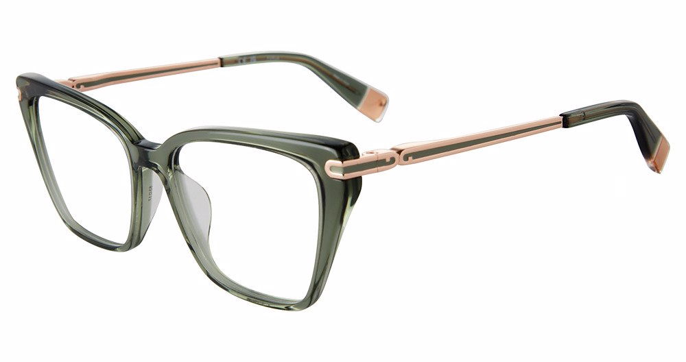 SHINY TRANSP GREEN Furla VFU724 Eyeglasses
