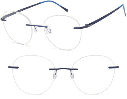 Ink Gunmetal Capri Simply Lite SL 801 Eyeglasses.