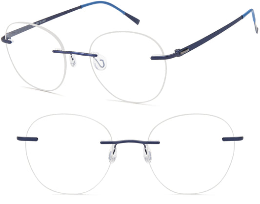 Ink Gunmetal Capri Simply Lite SL 801 Eyeglasses.