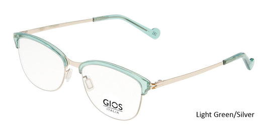 Light Green/Silver Gios Italia SN200018 Eyeglasses