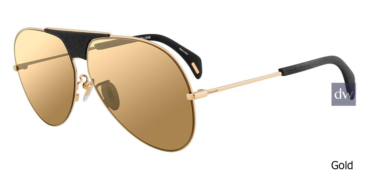 Gold Police SPL740 Sunglasses.