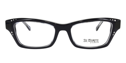 Black ST. Moritz APRIL Eyeglasses.