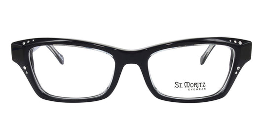 Black ST. Moritz APRIL Eyeglasses.
