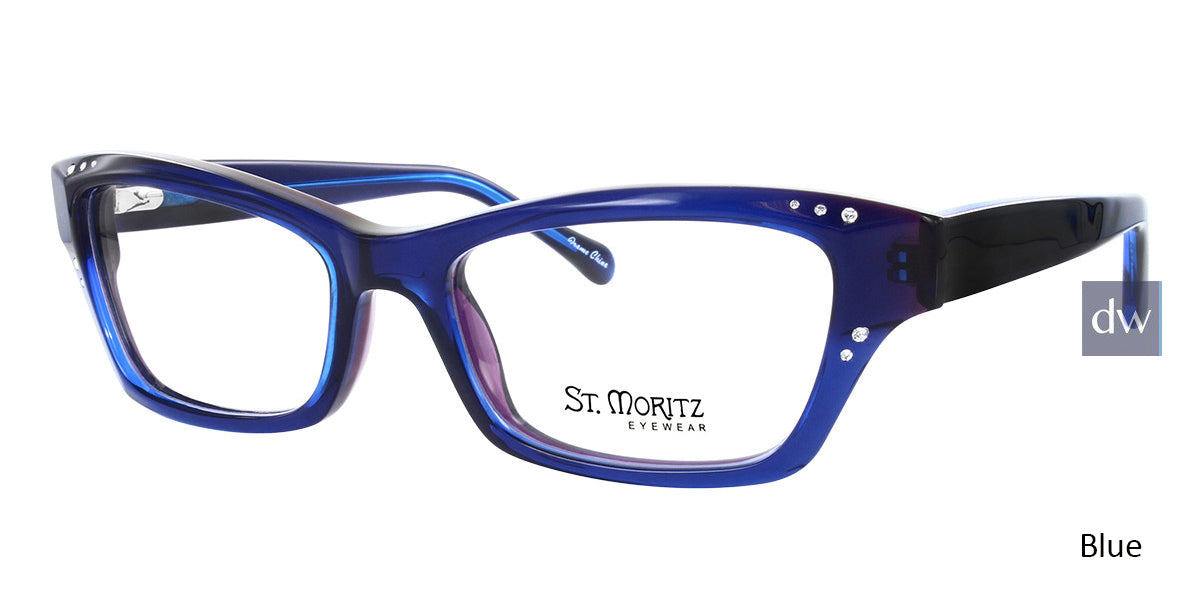 Blue ST. Moritz APRIL Eyeglasses.