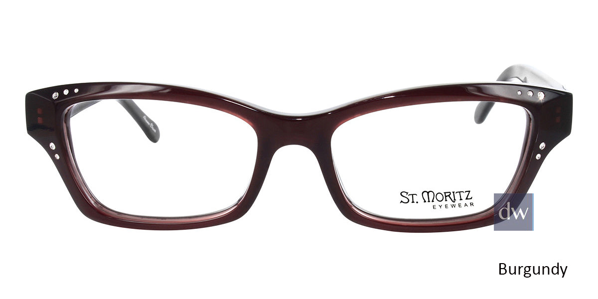 Burgundy ST. Moritz APRIL Eyeglasses.
