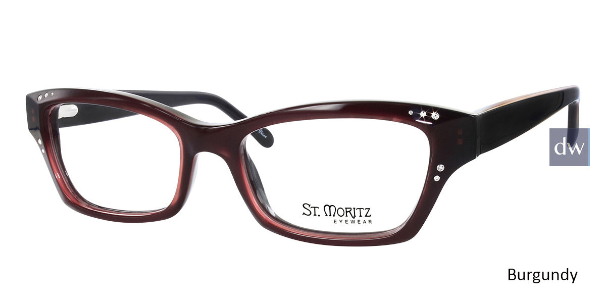 Burgundy ST. Moritz APRIL Eyeglasses.