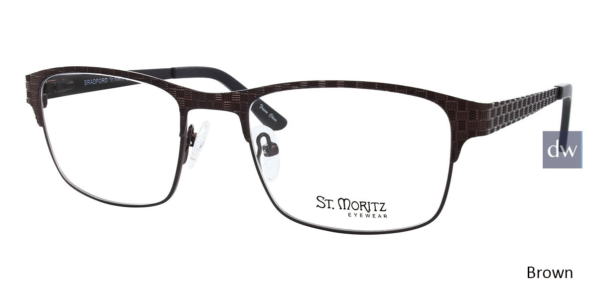Brown ST. MORITZ Bradford Eyeglasses