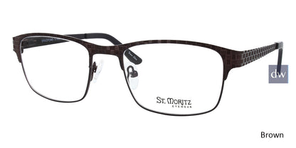Brown ST. MORITZ Bradford Eyeglasses