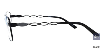 Black  ST. Moritz BRANDI Eyeglasses.