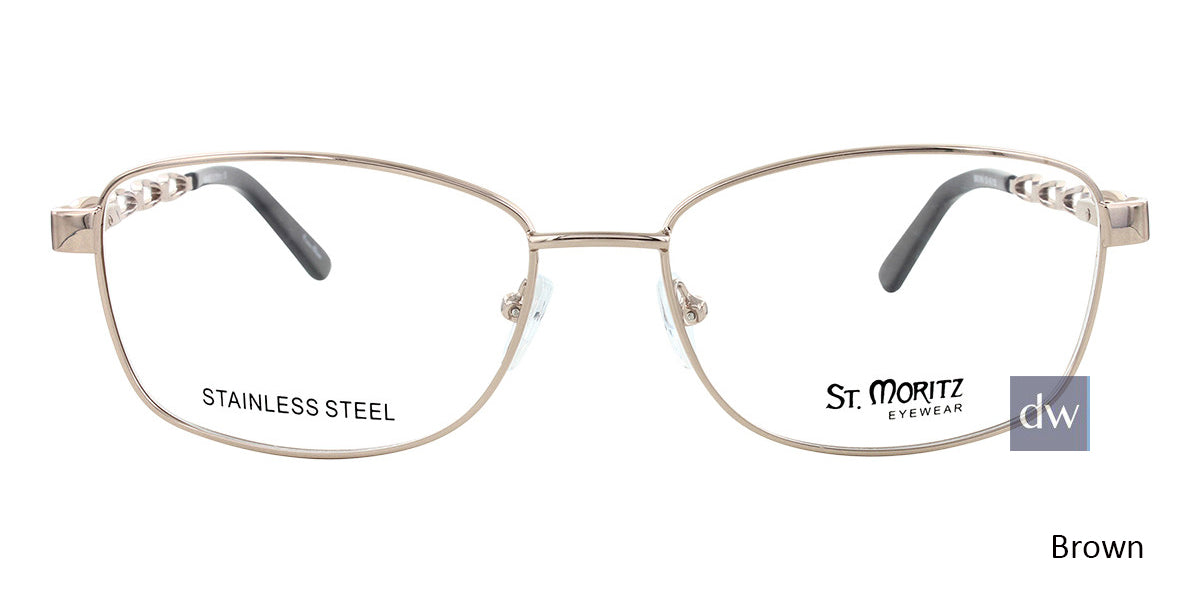 Brown ST. Moritz BRANDI Eyeglasses.