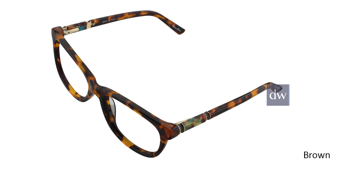 Tortoise ST. MORITZ Brie Eyeglasses.