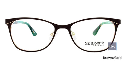 Brown/Gold ST. Moritz BROOKE Eyeglasses