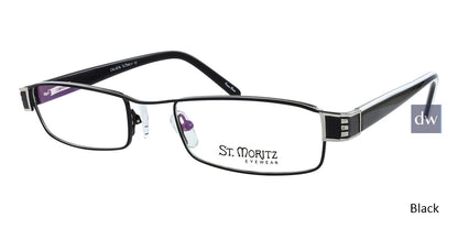 Black ST. MORITZ Calista Eyeglasses.