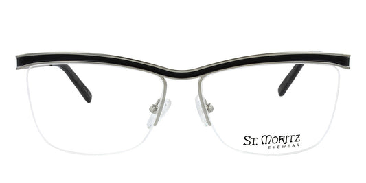Black ST. Moritz CHRISTINA Eyeglasses.