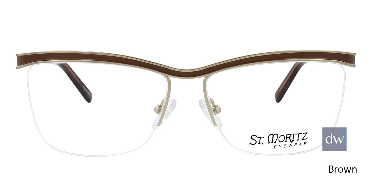 Brown ST. Moritz CHRISTINA Eyeglasses.