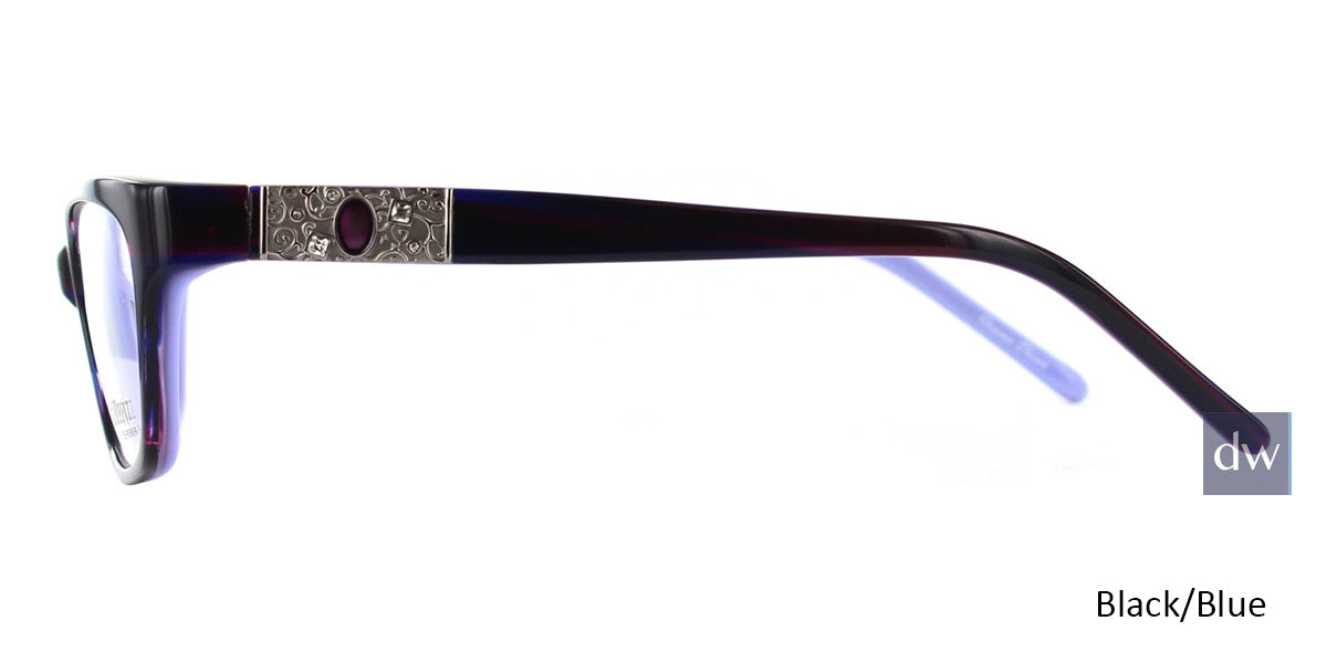 Black/Blue ST. Moritz DONELLA Eyeglasses