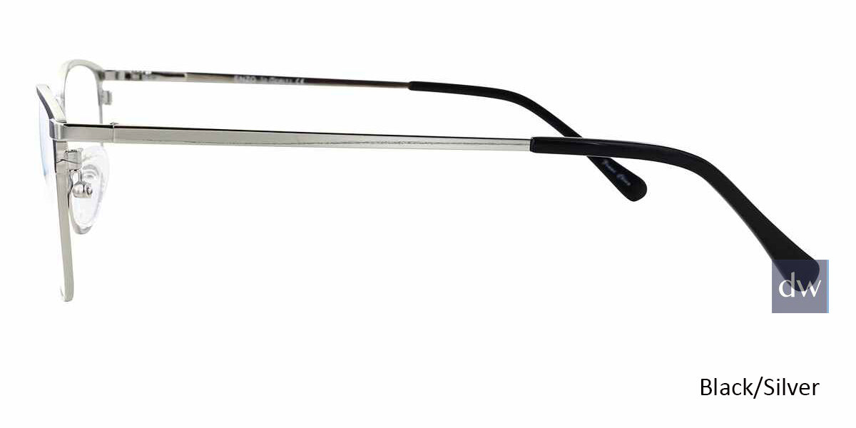 Black/Silver ST. Moritz ENZO Eyeglasses.