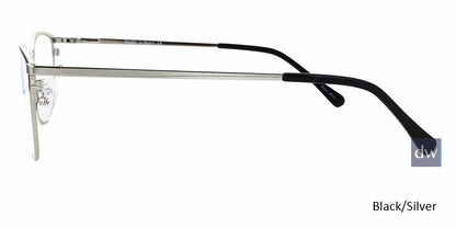 Black/Silver ST. Moritz ENZO Eyeglasses.