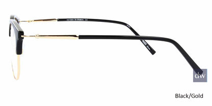 Black/Gold ST. MORITZ Hayden Eyeglasses - Teenager.