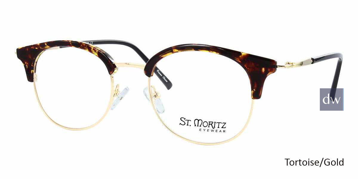 Tortoise/Gold ST. MORITZ Hayden Eyeglasses - Teenager.