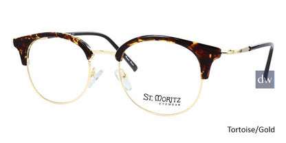 Tortoise/Gold ST. MORITZ Hayden Eyeglasses - Teenager.