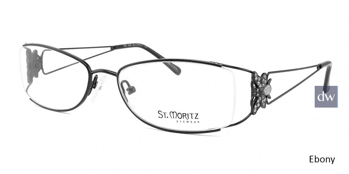 Ebony ST. Moritz ICE 220 Eyeglasses.