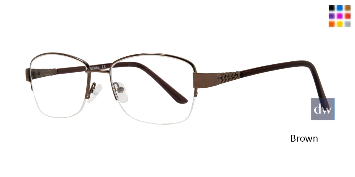 Brown Affordable Design Sadie Eyeglasses