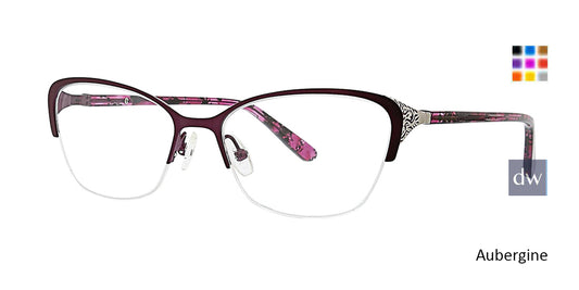 Aubergine Xoxo Salinas Eyeglasses.