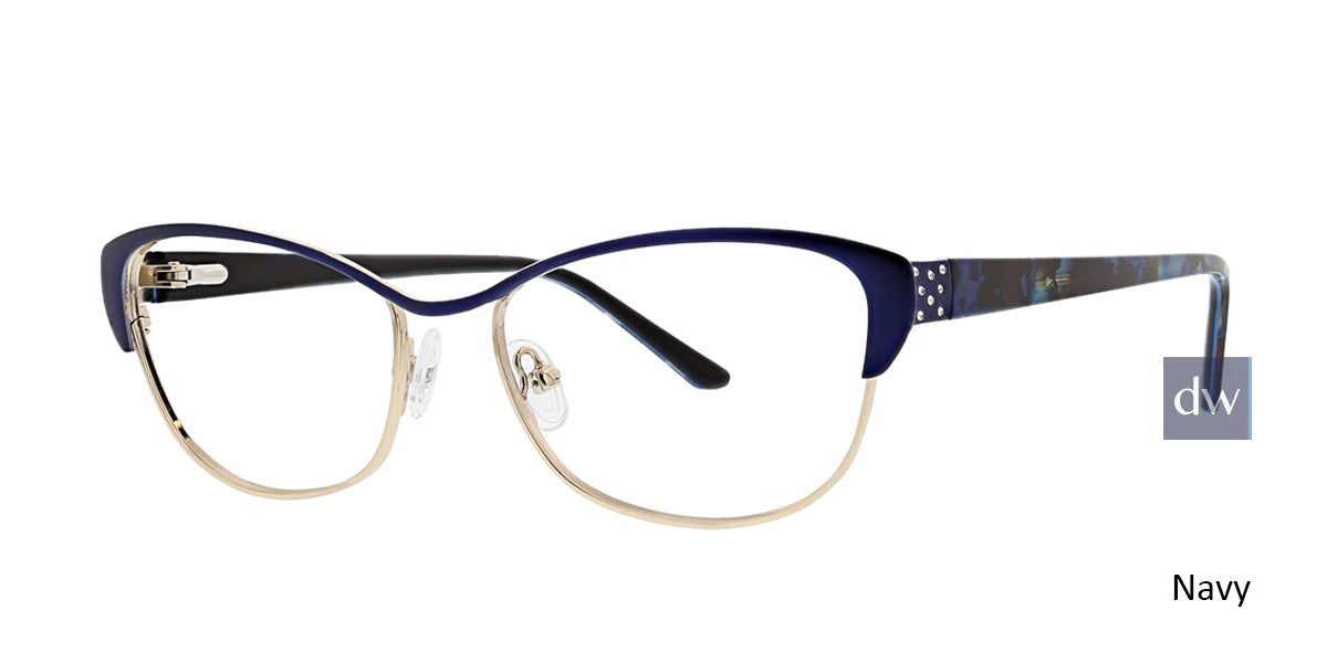 Navy Xoxo Sanibel Eyeglasses.