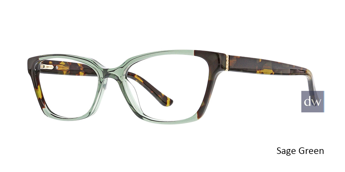 Sage Green Xoxo Santa Fe Eyeglasses.