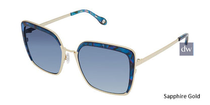 Sapphire Gold Fysh F-2058 Sunglasses
