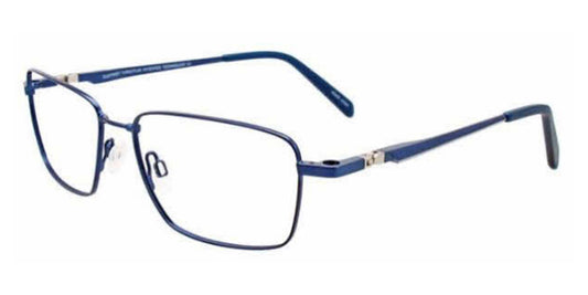 Satin Dark Blue Clip & Twist CT257 Eyeglasses.