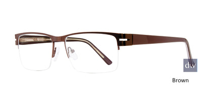 Brown Affordable Design Scott Eyeglasses