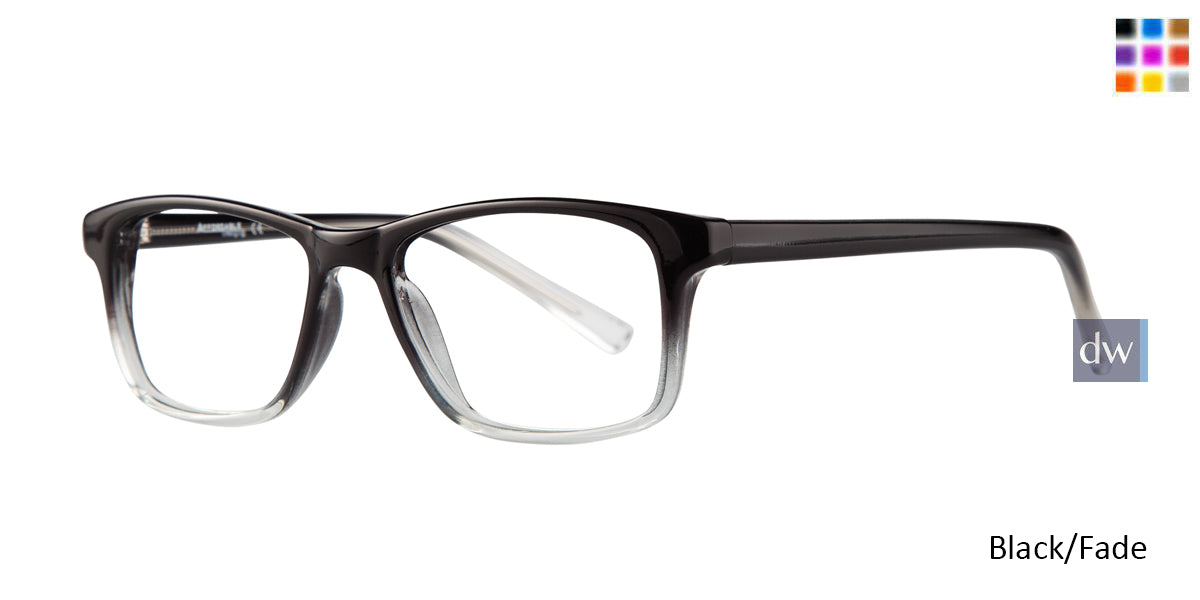 Black Fade Affordable Designs Scout Eyeglasses.