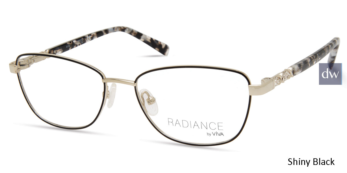 Shiny Black Viva VV8014 Eyeglasses